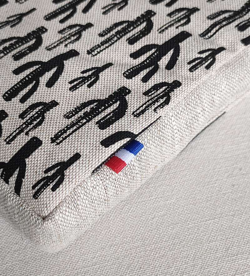 Pochette en lin et coton Made in Bassin d'Arcachon
