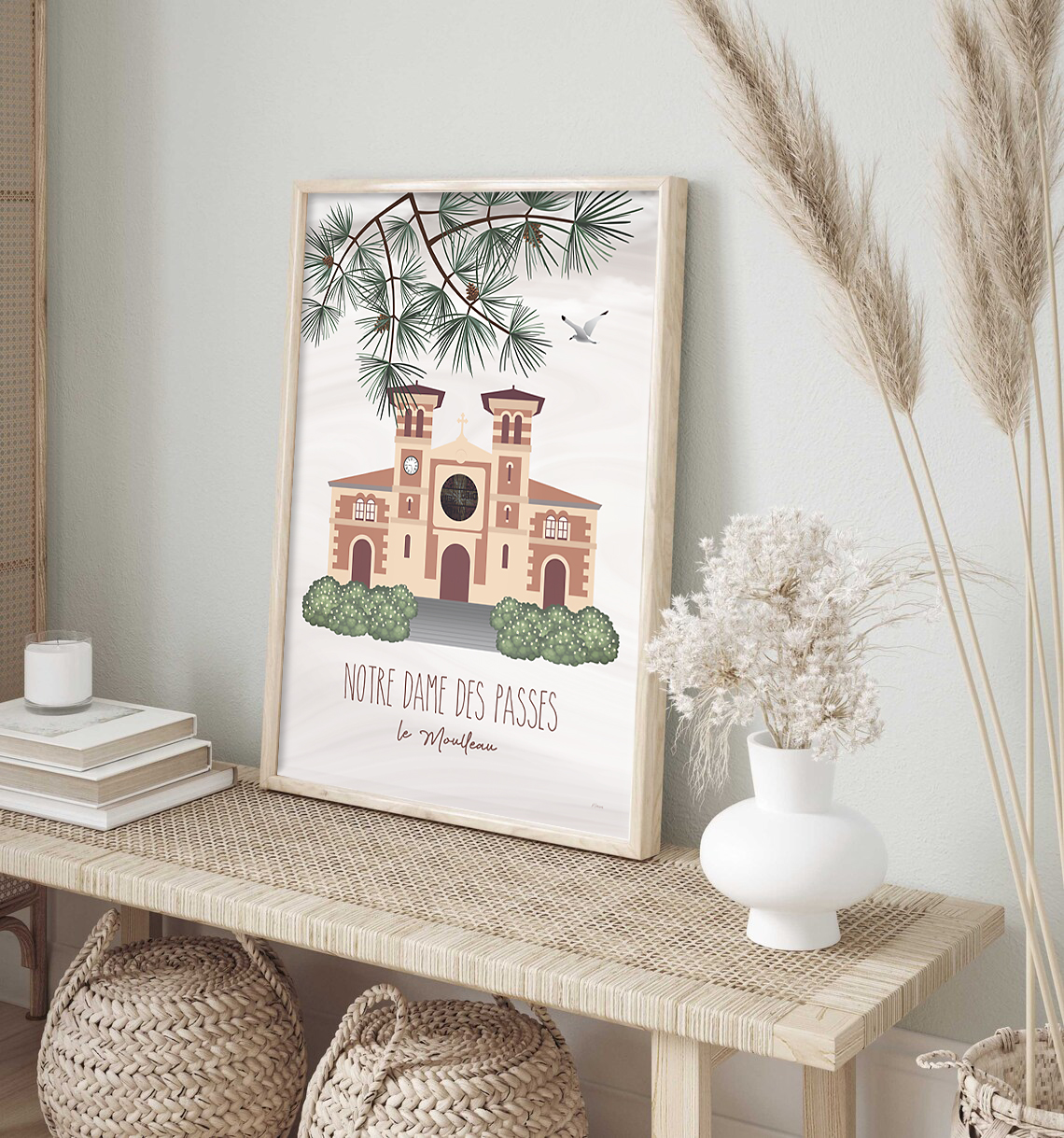 Affiche Le Moulleau Notre Dame des Passes