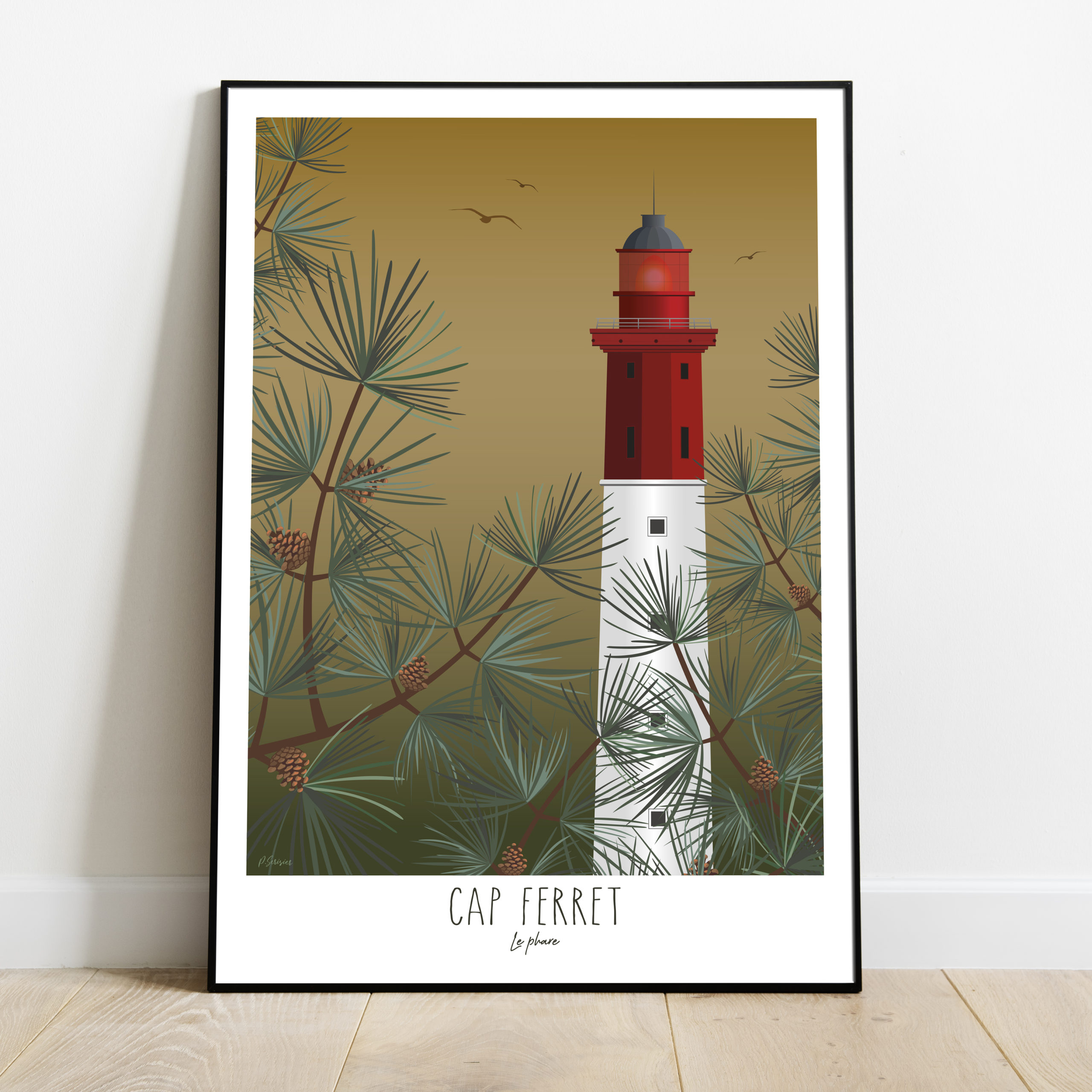 Affiche Phare du Cap Ferret