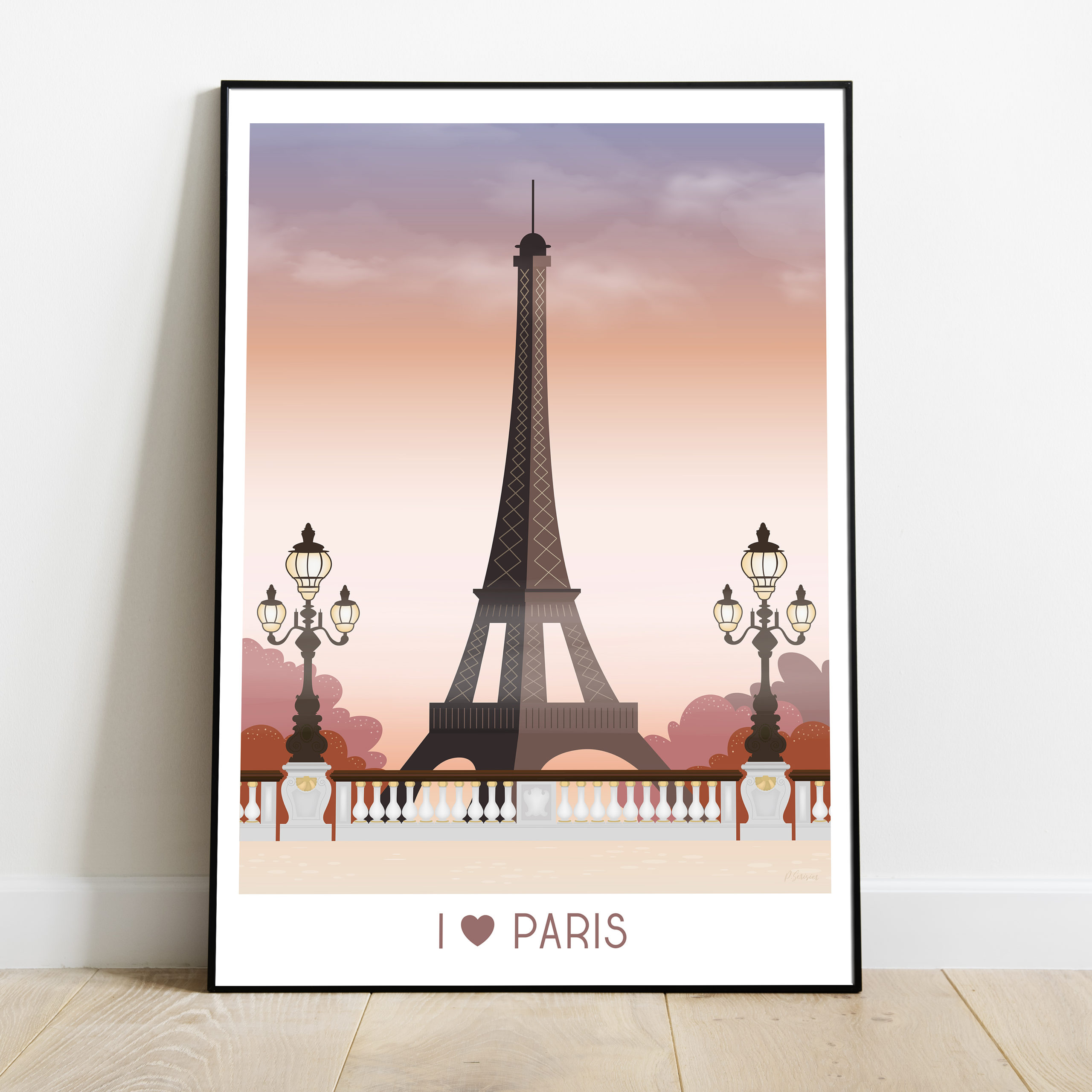 Affiche Poster I love Paris