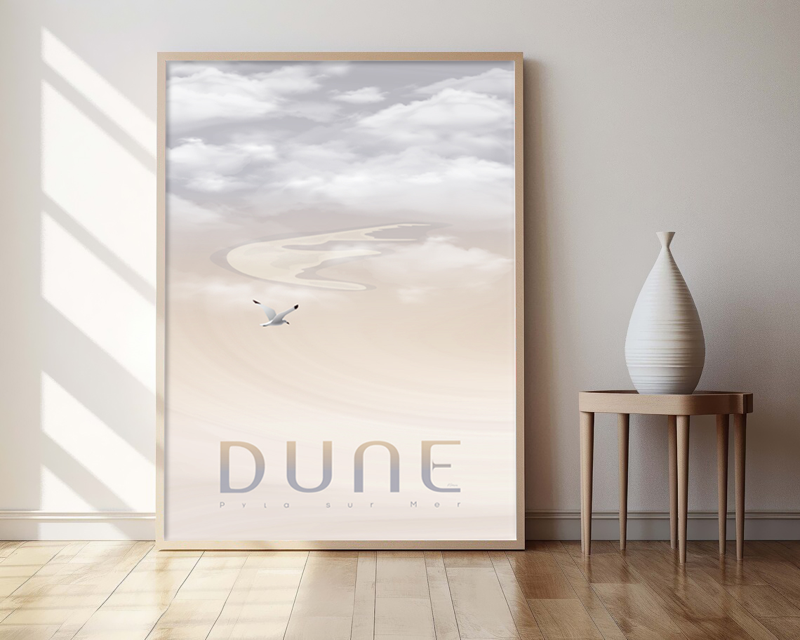 Affiche Dune du Pilat et Banc d'Arguin