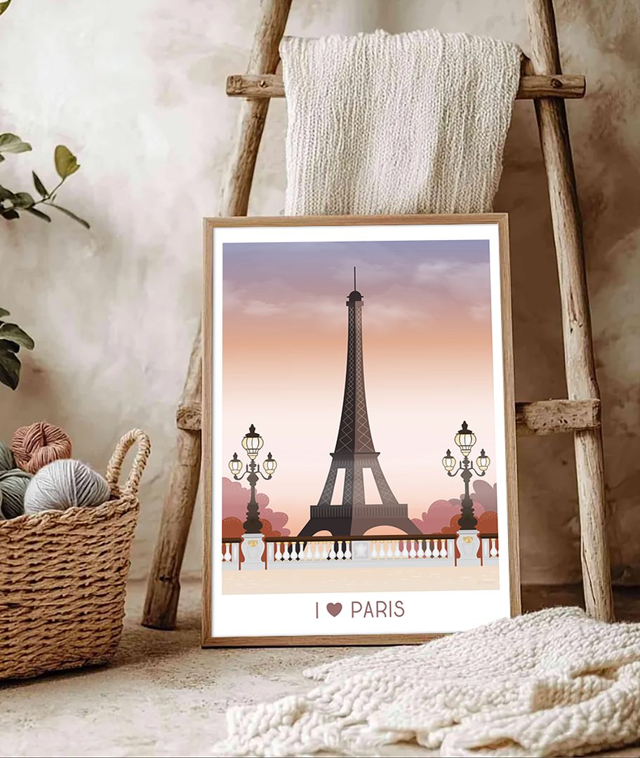 Affiche Poster I love Paris