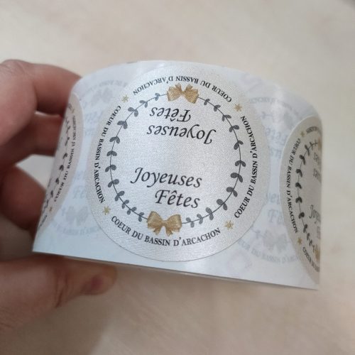 Etiquettes paquet cadeau